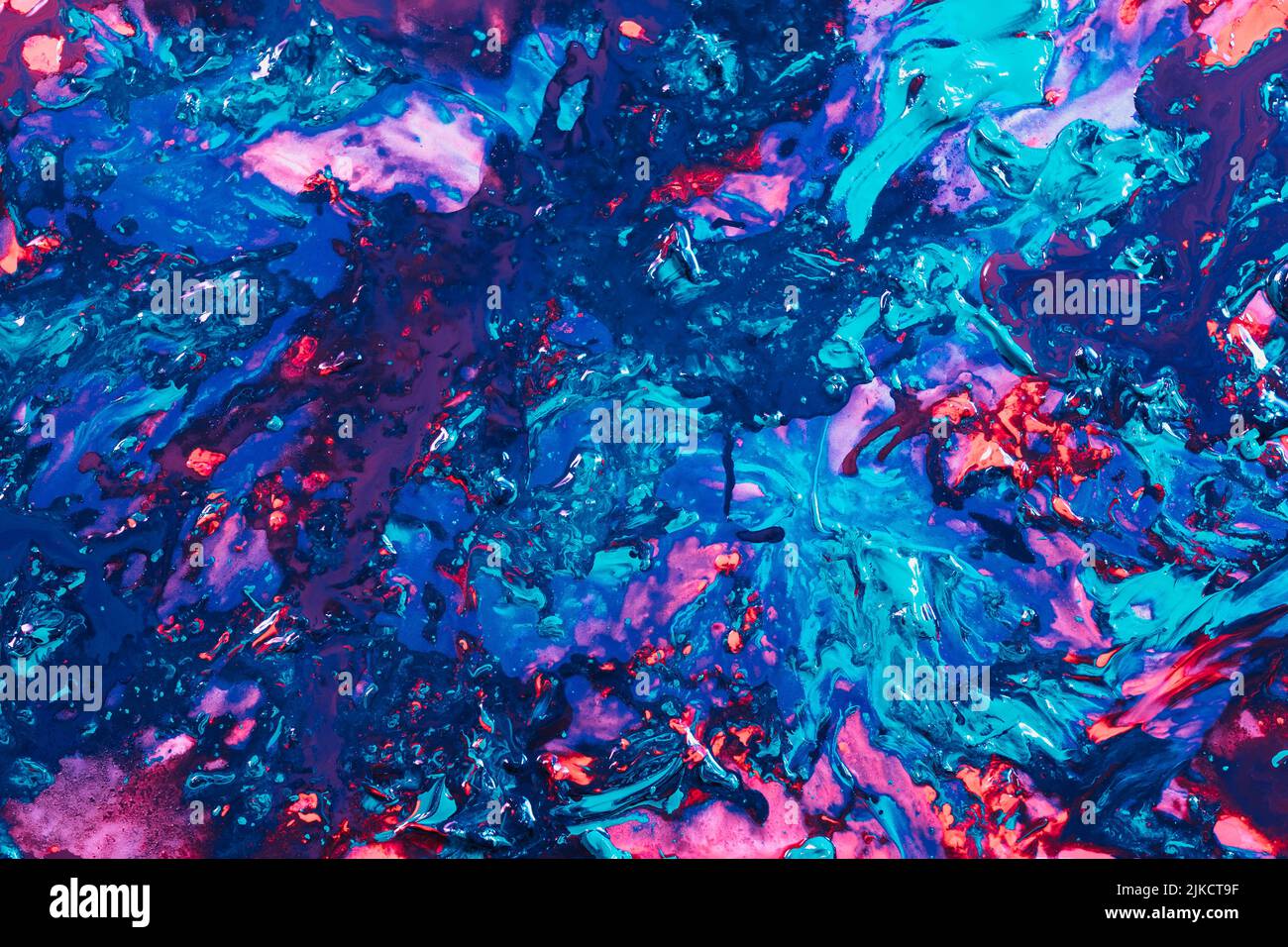 colorido arte abstracto fondo pintura acrílica Foto de stock