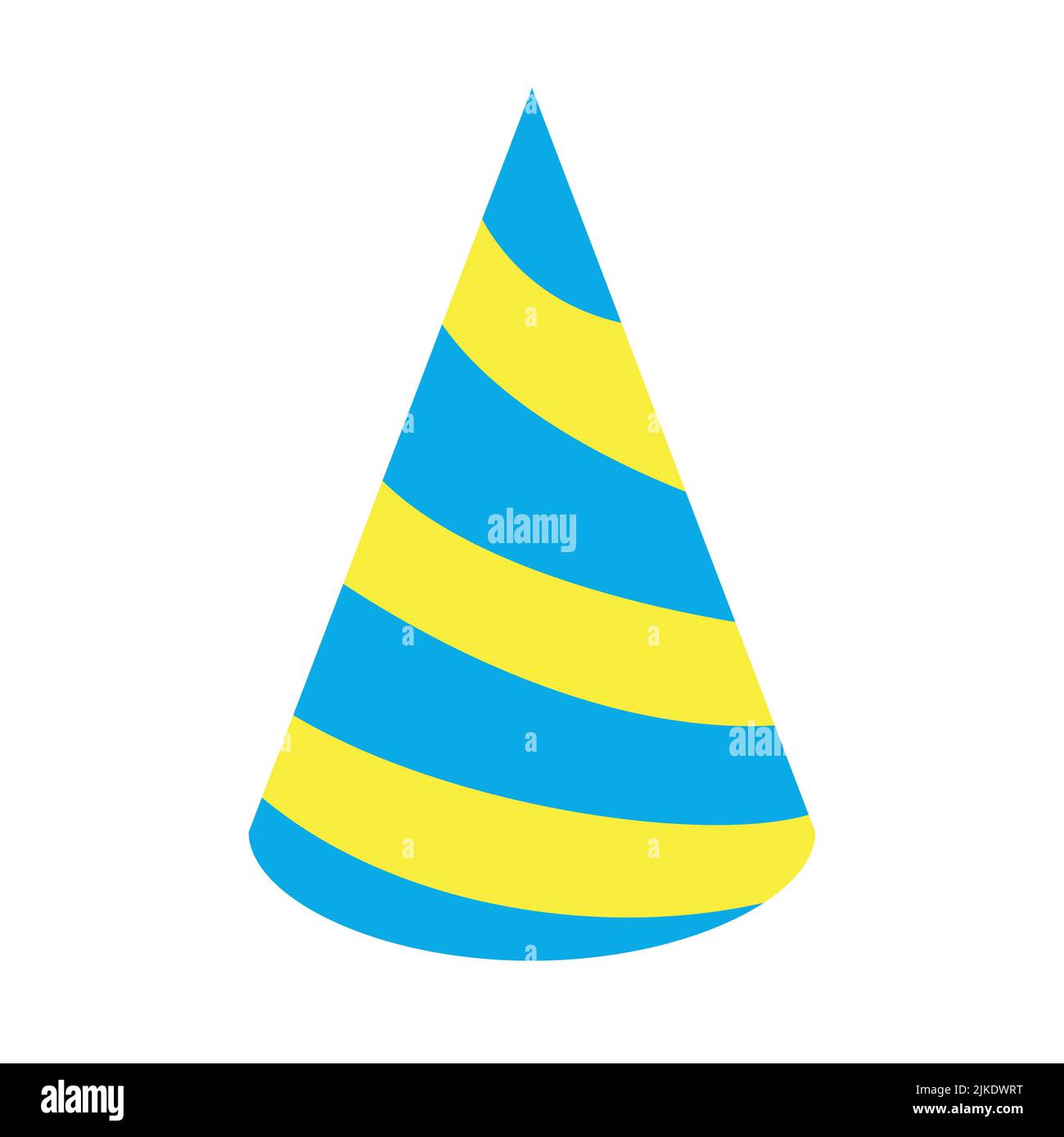 diseño de gorro de cumpleaños Imagen Vector de stock - Alamy