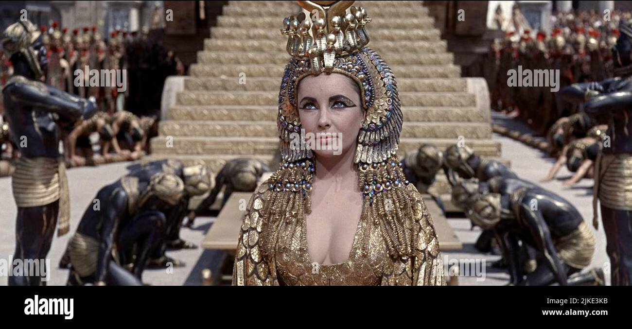 Los ANGELES.CA.USA. Elizabeth Taylor la reina Cleopatra) ) en una