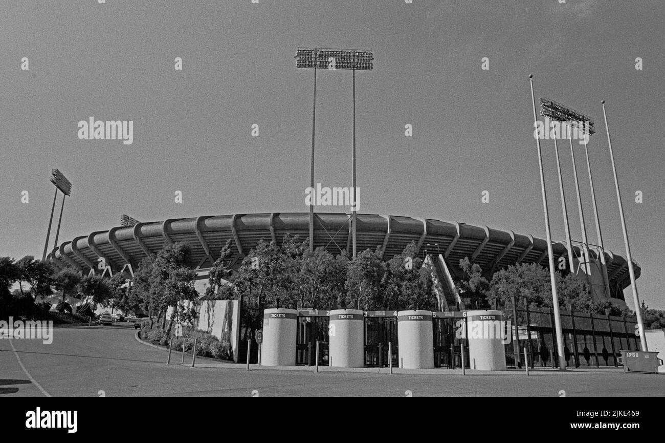 Estadio Candlestick Park, San Francisco, California, 1985 Foto de stock