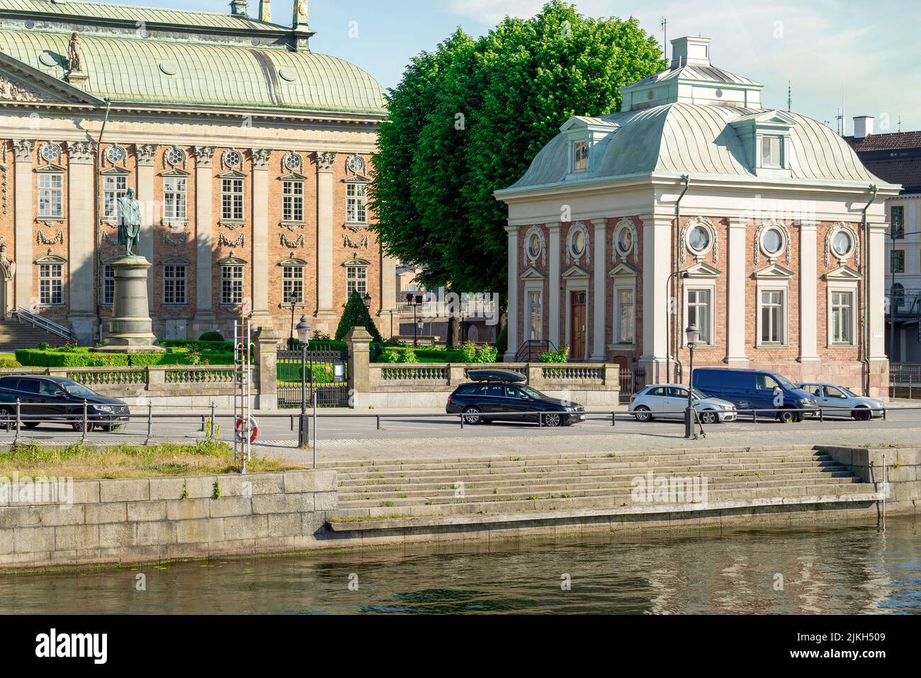 Riddarhuset, Casa de la Nobleza o Casa de los Caballeros, encargado en el siglo 17th por la nobleza sueca, situada en el noroeste de la ciudad vieja, Gamla Stan, Estocolmo, Suecia Foto de stock