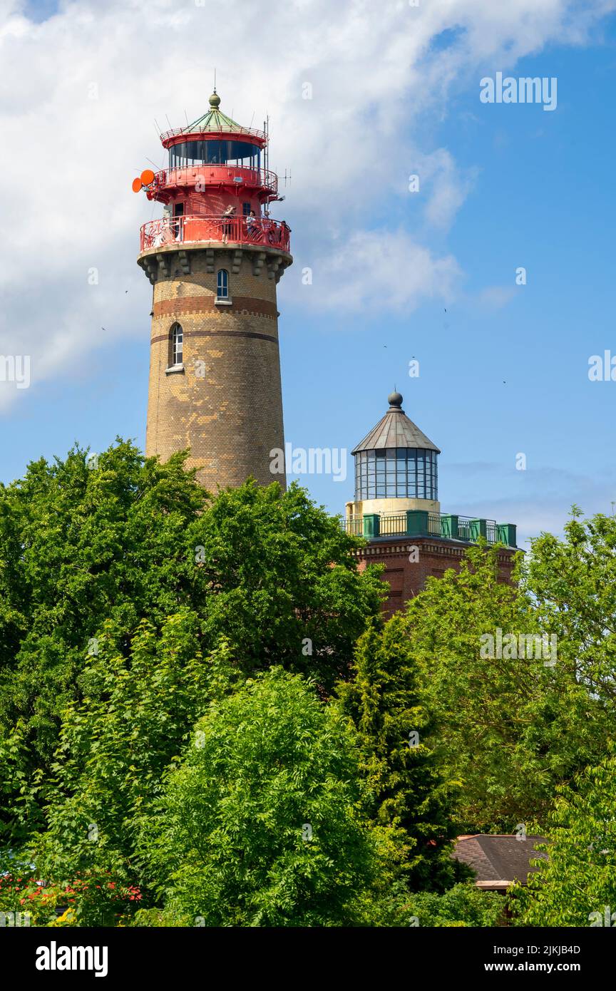 Alemania, Mecklemburgo-Pomerania Occidental, Mar Báltico, isla Rügen, península de Wittow, faros Foto de stock