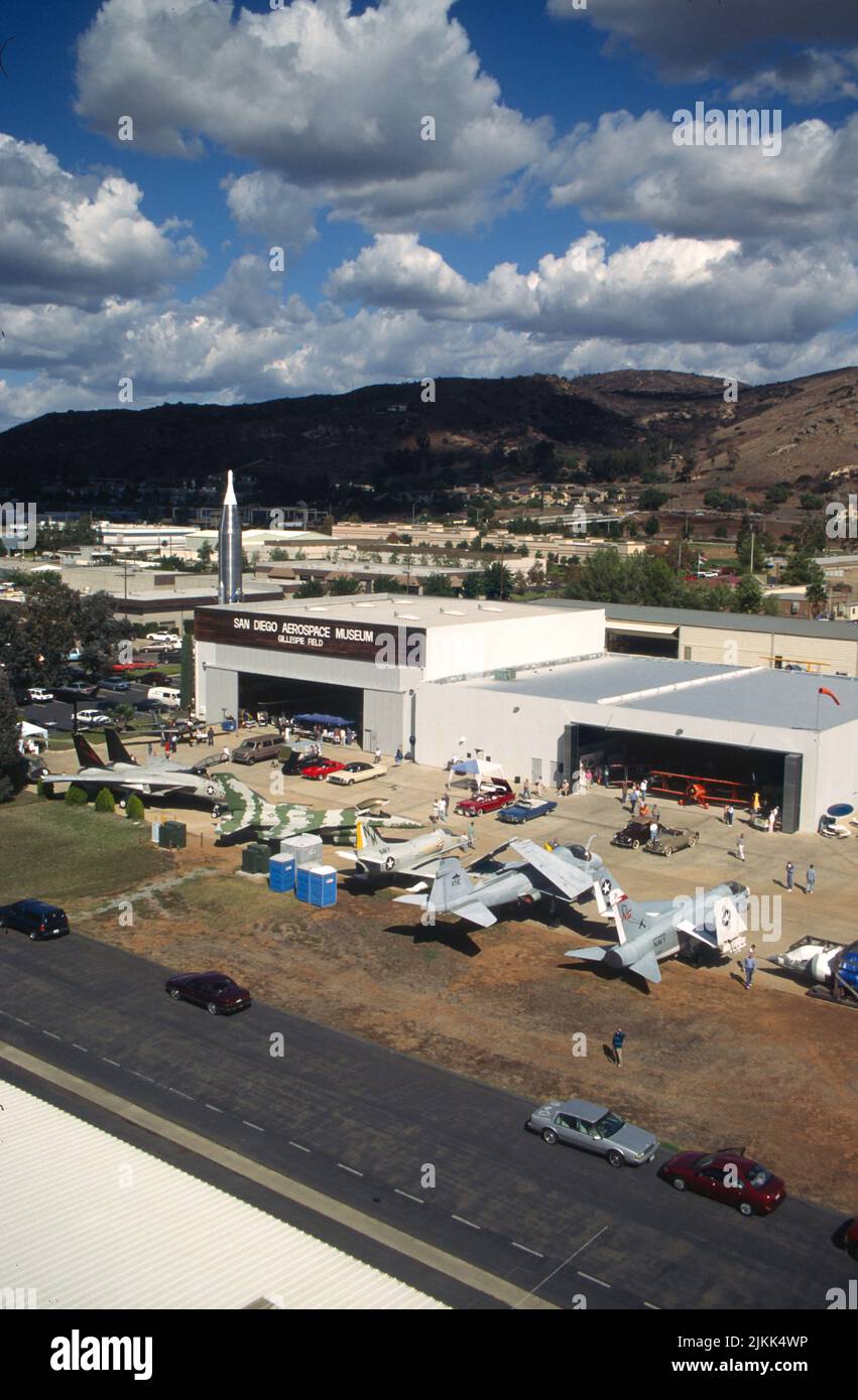 Anexo del Museo Aeroespacial de San Diego en Gillespie Field en El Cajon, California Foto de stock