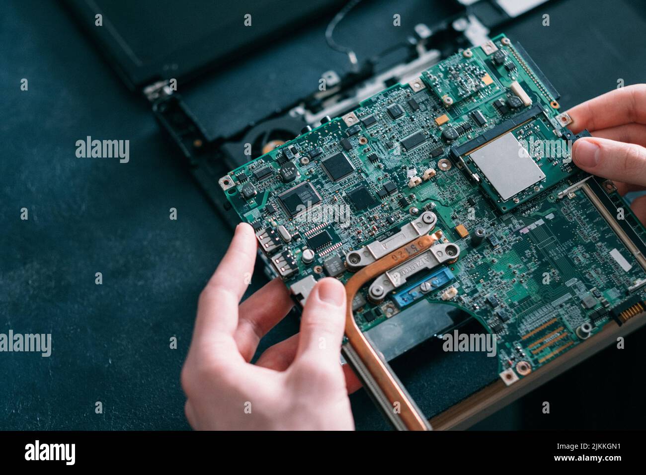 Laptop motherboard fotografías e imágenes de alta resolución - Alamy