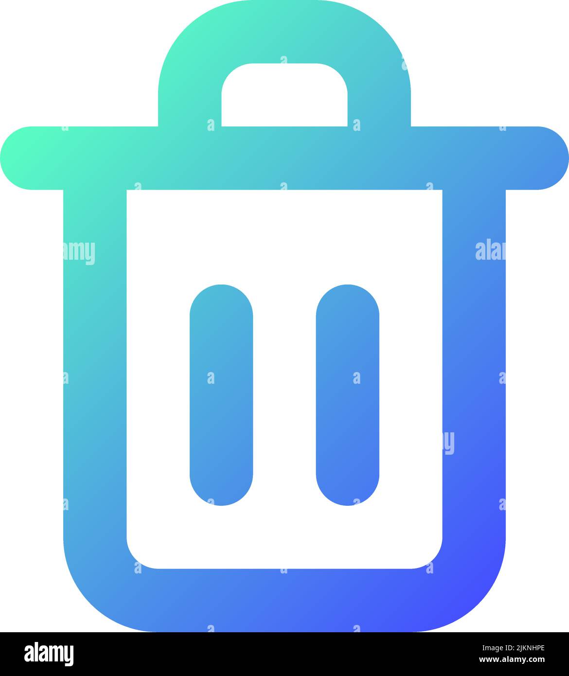 Icono de color RGB de papelera inteligente Imagen Vector de stock - Alamy