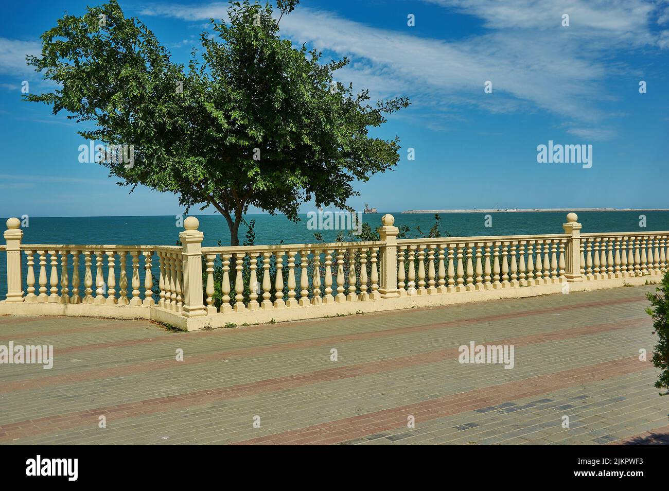 Kaspiysk, ciudad de la República de Daguestán, Rusia, situada en el mar Caspio Foto de stock