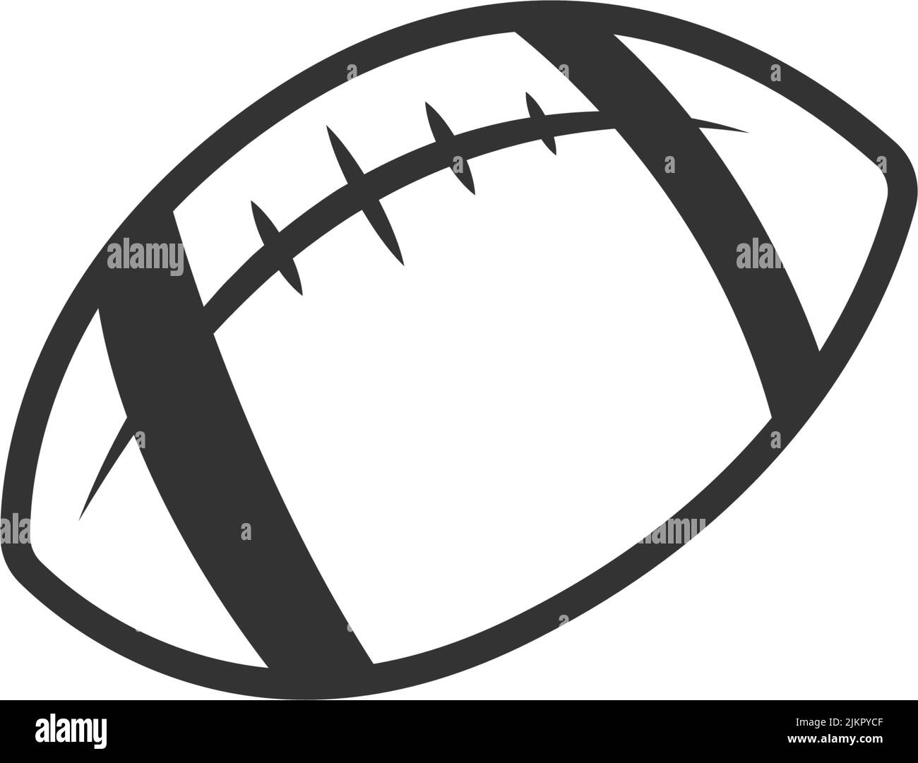 Plantilla De Ilustración Con El Diseño Del Logotipo De La Pelota De Rugby Imagen Vector De Stock 0473