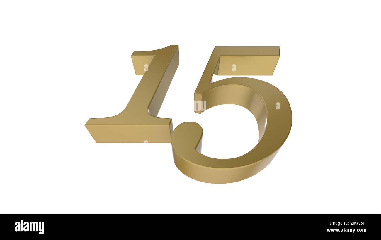 Gold number 15 fotografías e imágenes de alta resolución - Alamy