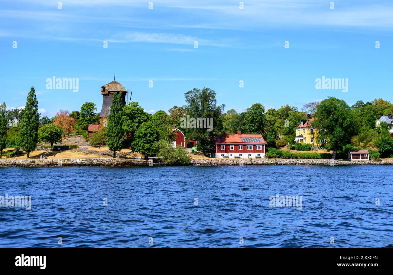 Estocolmo, lago Malaren, verano Foto de stock