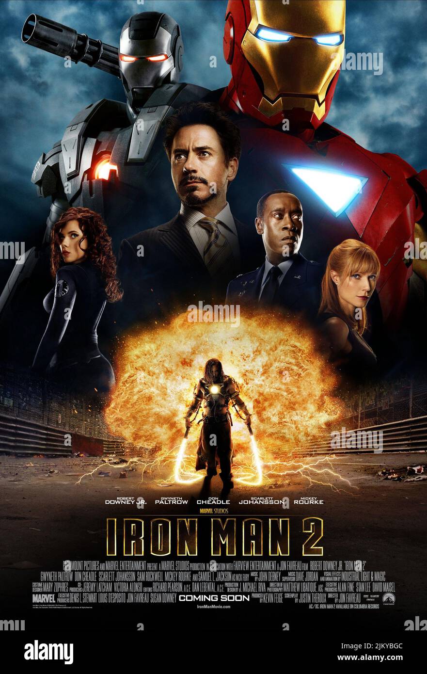 no se dio cuenta imagen Ordinario Iron man 2 poster fotografías e imágenes de alta resolución - Alamy