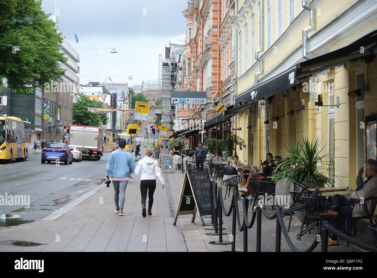 Turku Ciudad de Finlandia Foto de stock