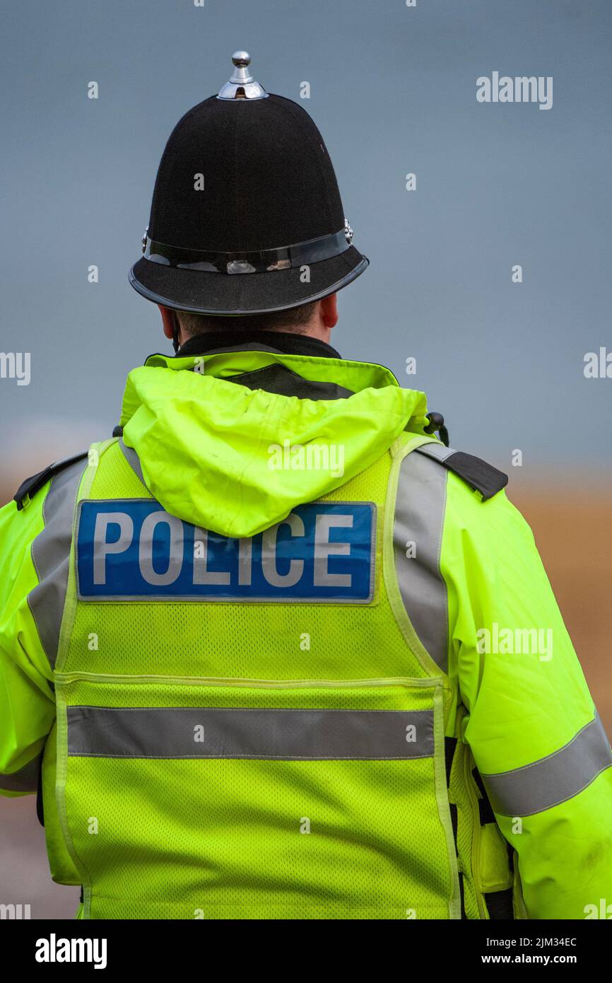 Oficial de policía del Reino Unido Foto de stock