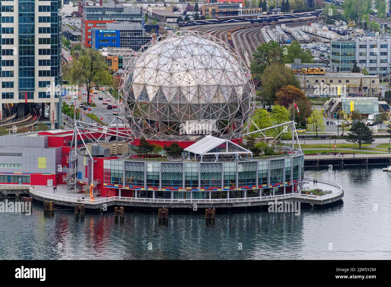 Science World en Vancouver Foto de stock