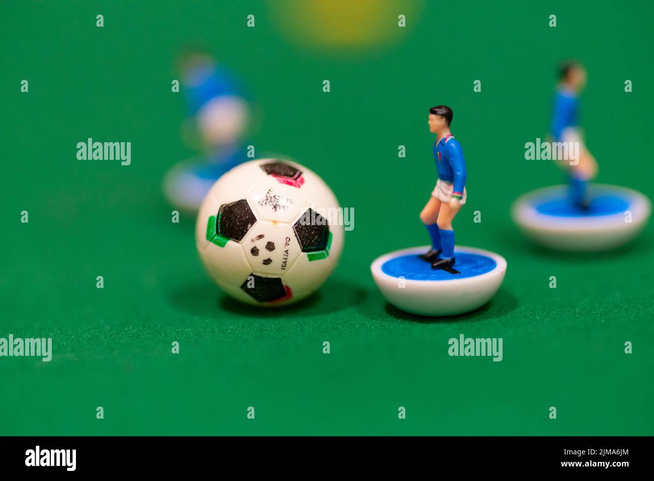 Juguetes Vintage Subbuteo Table Football Game Foto de stock