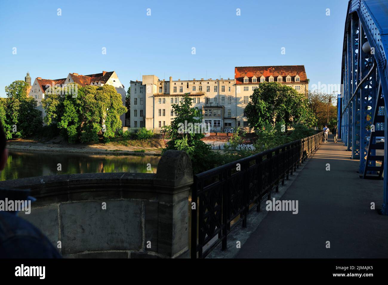 Wroclaw, Polska, río Odra, silesia, slask, Foto de stock