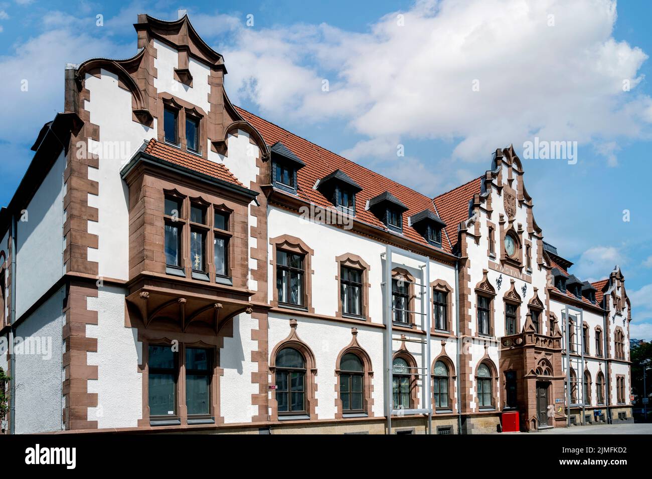 Deutschland, Nordrhein-Westfalen, Mühlheim an der Ruhr, Synagogenplatz, Kunstmuseum in der alten Post Foto de stock