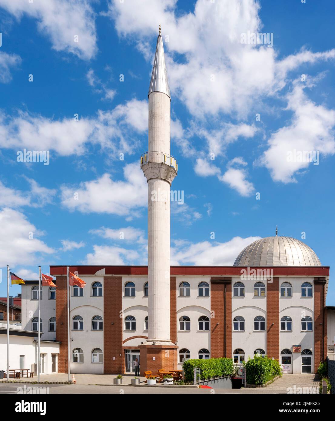 Deutschland, Renania del Norte Westfalia, Mühlheim an der Ruhr, Fatih-Moschee, Foto de stock