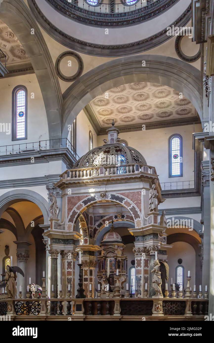 Santo Spirito, Florencia, Italia Foto de stock