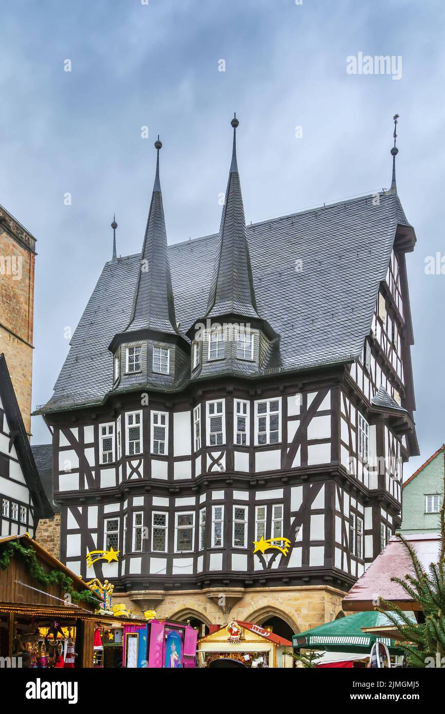 Ayuntamiento de Alsfeld, Alemania Foto de stock