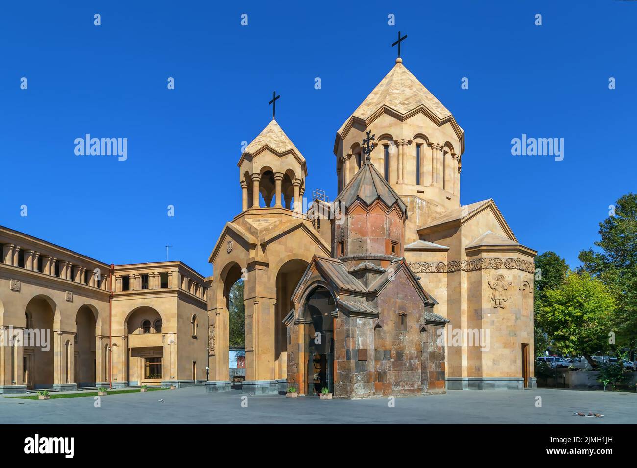 Iglesia de Katoghike, Ereván, Armenia Foto de stock
