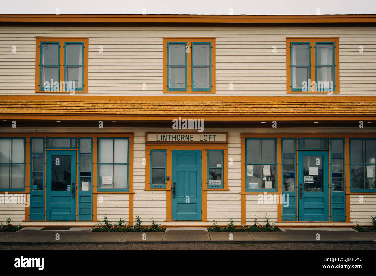 Arquitectura del Linthorne Loft, Bonavista, Terranova y Labrador, Canadá Foto de stock