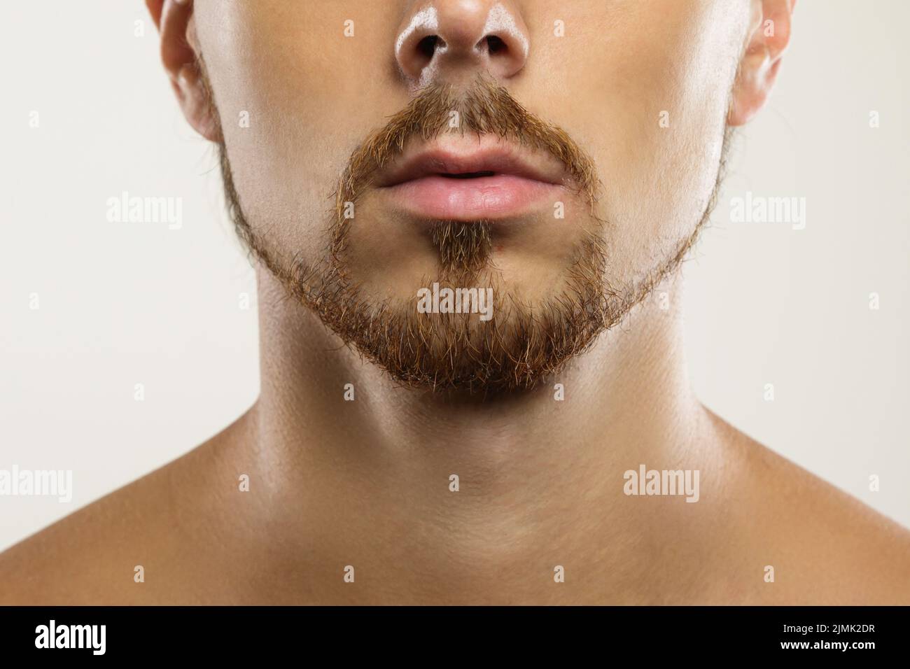 Hombre joven con barba de estilo latino Foto de stock