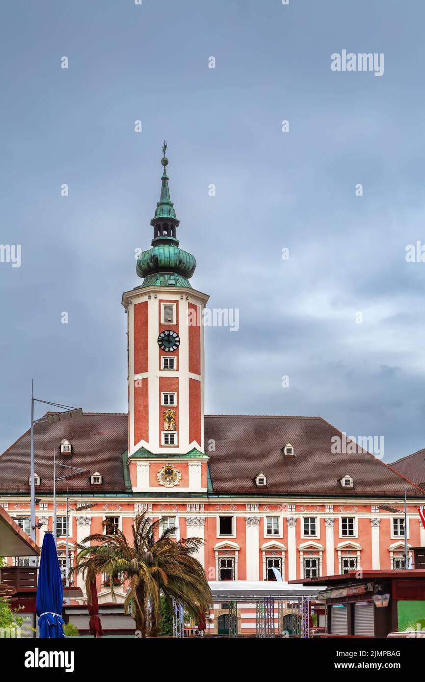 Ayuntamiento de Sankt Polten, Austria Foto de stock
