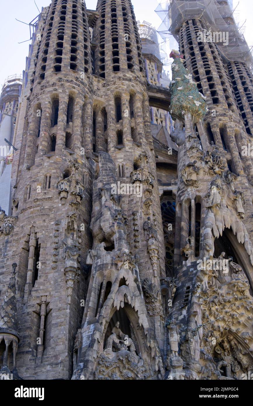 Barcelona - La Sagrada Familia Foto de stock