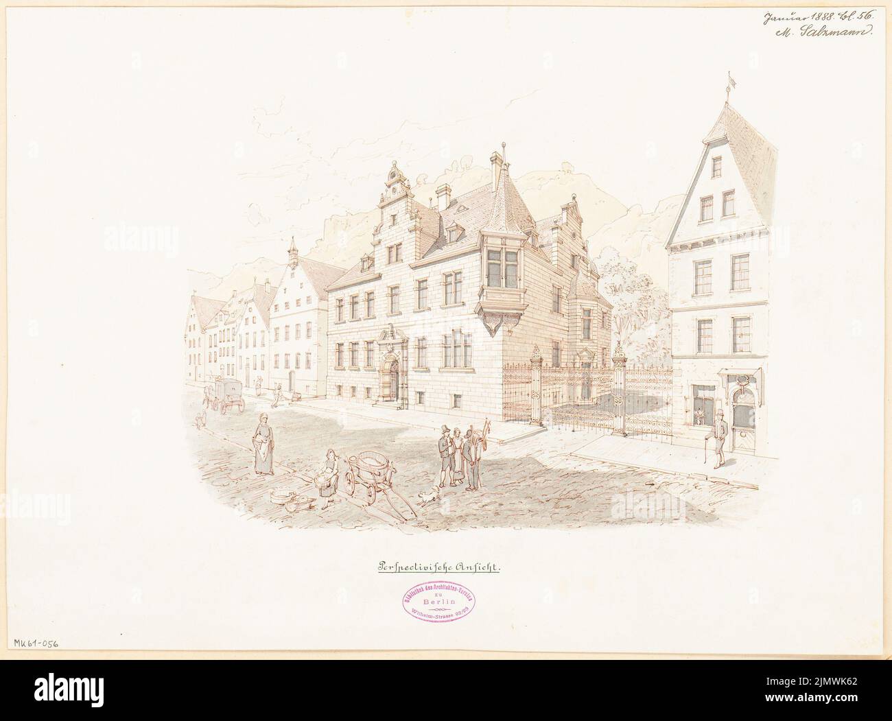 Salzmann max 1850 1897 landratsamt kreishaus fotografías e imágenes de