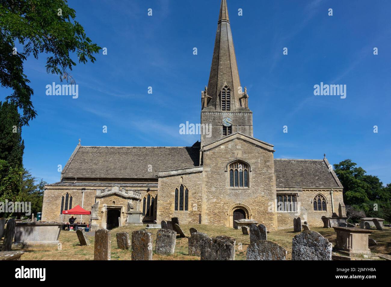 Inglaterra, Oxfordshire, iglesia de Bampton Foto de stock