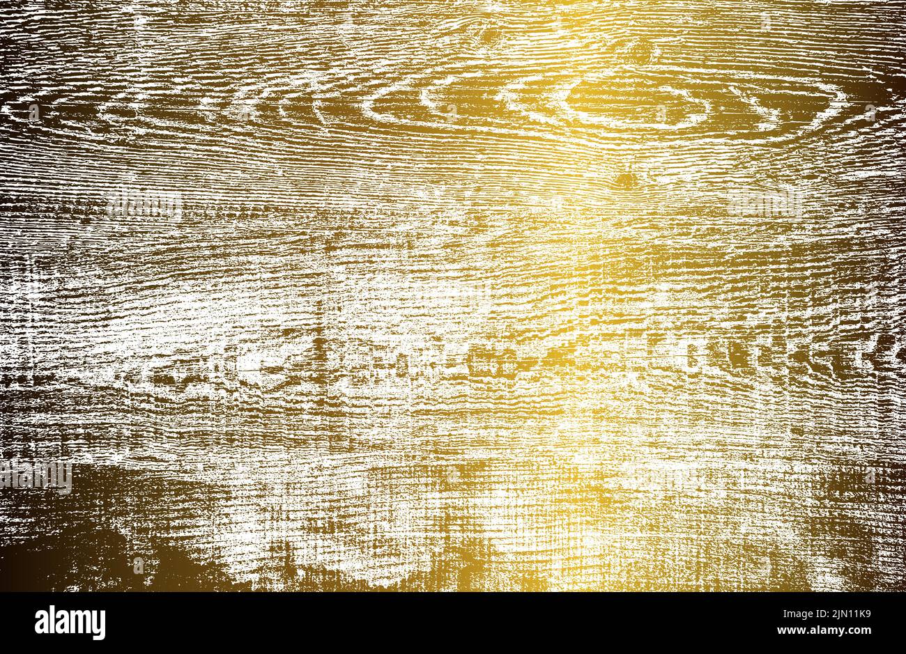 Fondo de degradado de metal dorado de lujo con textura de pared de ladrillo envejecido. Ilustración vectorial Ilustración del Vector