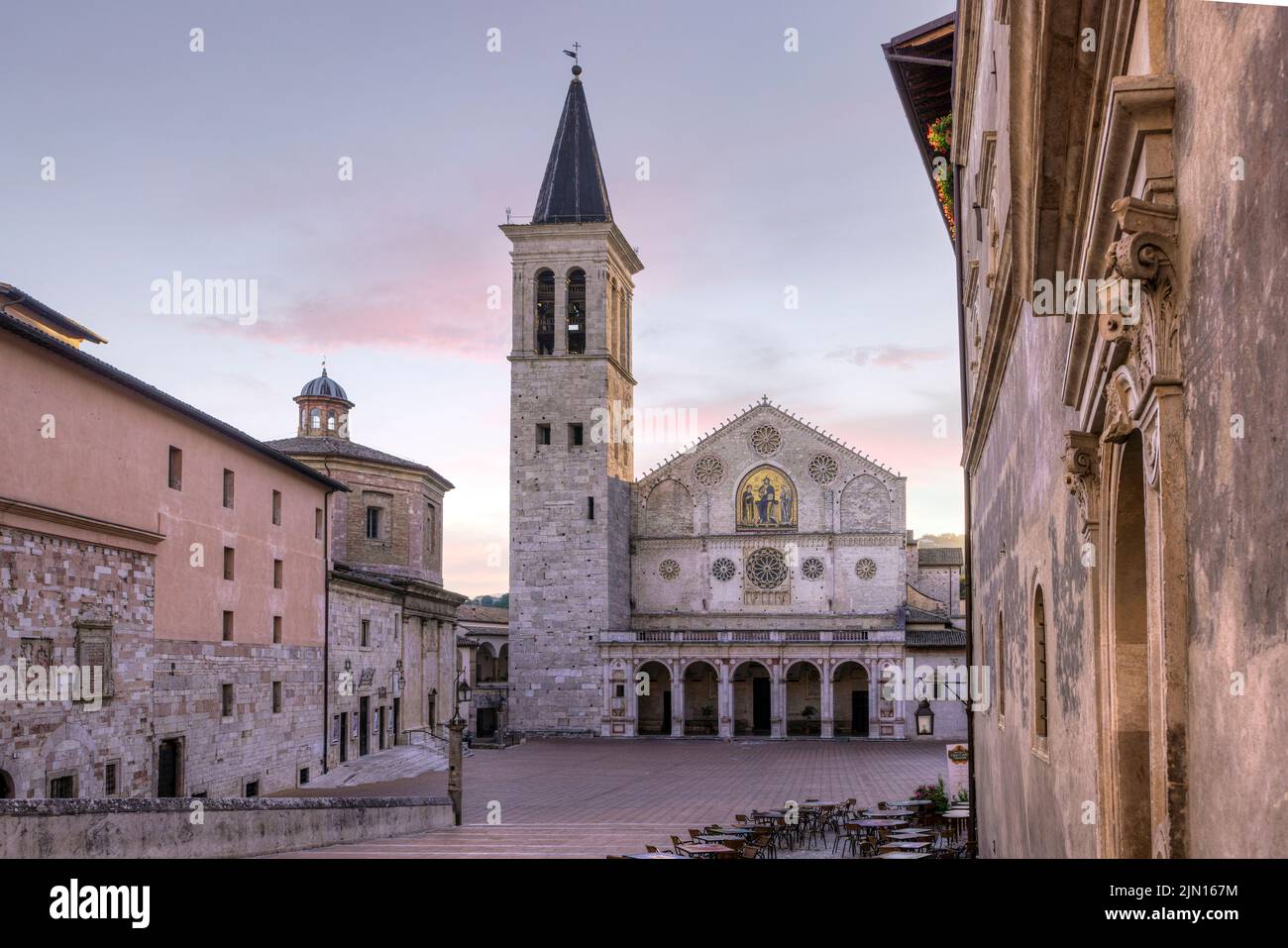 Spoleto, Perugia, Umbria, Italia Foto de stock