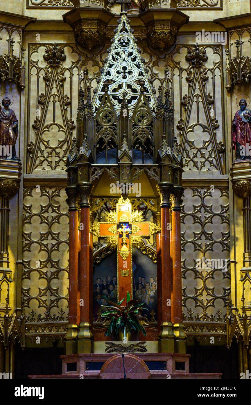 Parroquia de Santa Cruz o Iglesia de la Santa Cruz, Madrid, España. Foto de stock