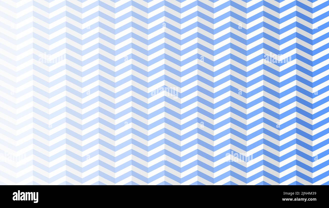 Líneas geométricas, gráficas y azules inclinadas sobre blanco con 3D y efecto de luz, difuminadas a blanco. Fondo de patrón abstracto en resolución 4K. Foto de stock