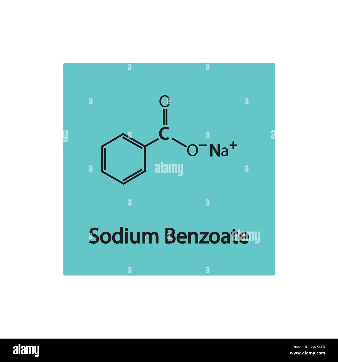 Estructura química del benzoato de sodio sobre fondo azul Imagen Vector de stock Alamy Estructura química del benzoato de sodio sobre fondo azul Imagen Vector de stock Alamy