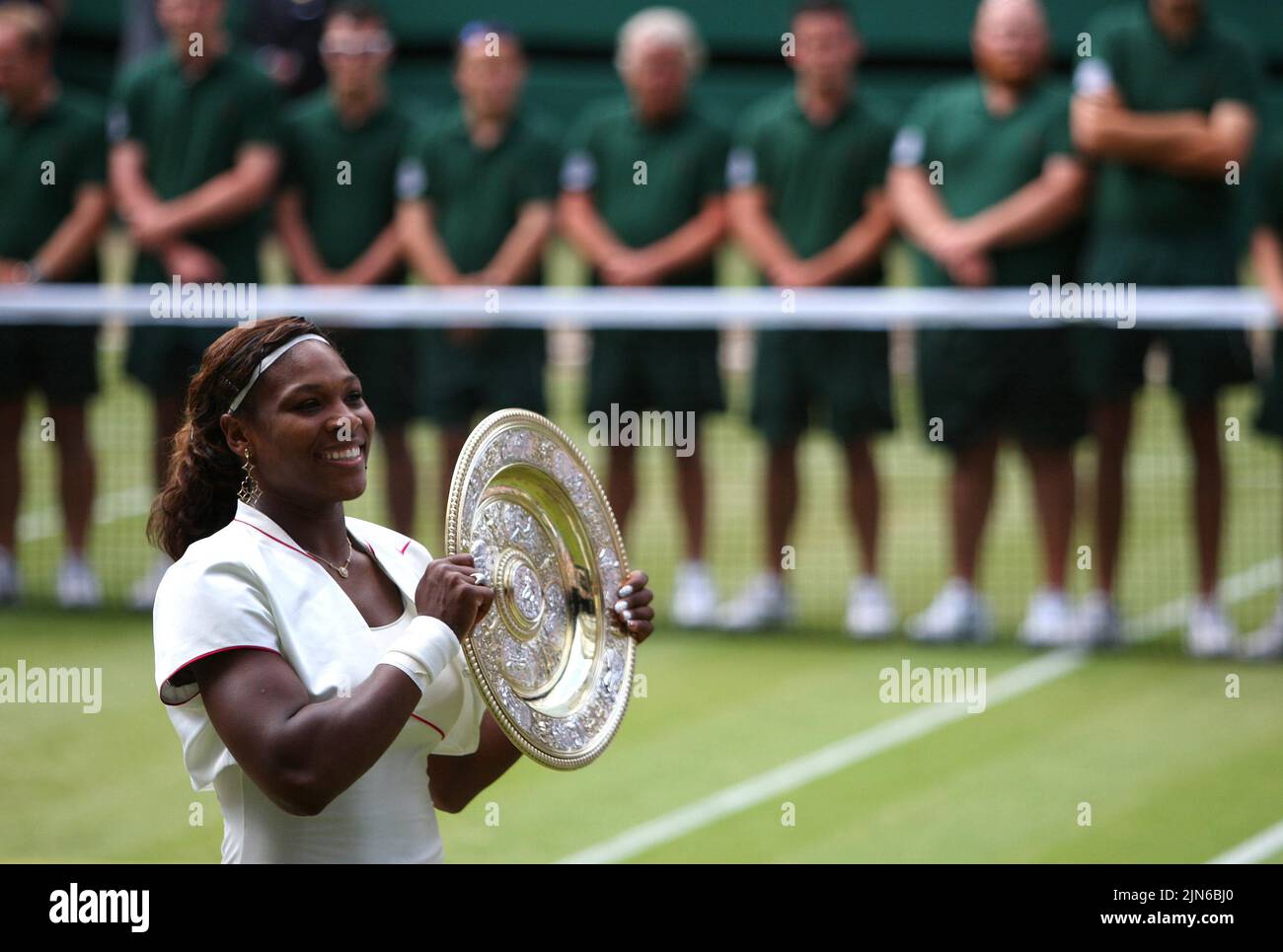 Foto de archivo de fecha 03-07-2010 de Serena Williams, quien ha anunciado su inminente retiro del tenis. Fecha de emisión: Martes 9 de Agosto, 2022. Foto de stock