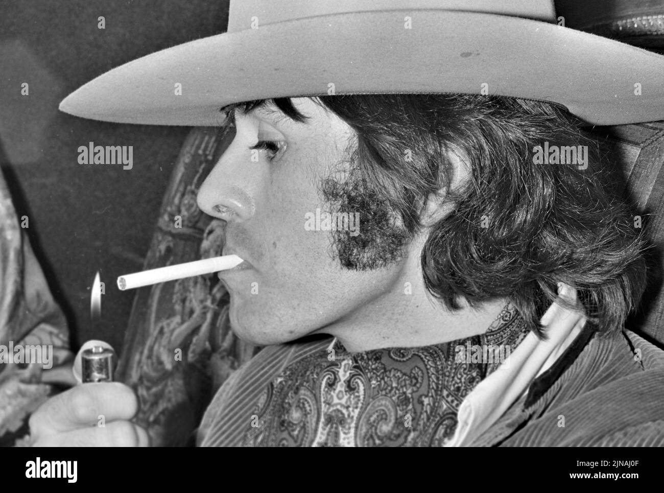 JEFFERSON AIRPLANE grupo de rock estadounidense con Spencer Davis en 1970 Foto de stock