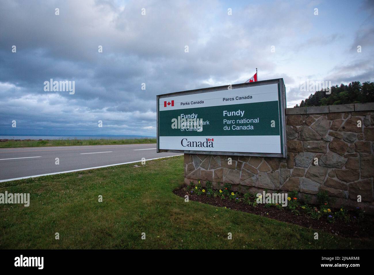 Bay of Fundy National Park en Alma, New Brunswick el miércoles 6 de julio de 2022. Foto de stock