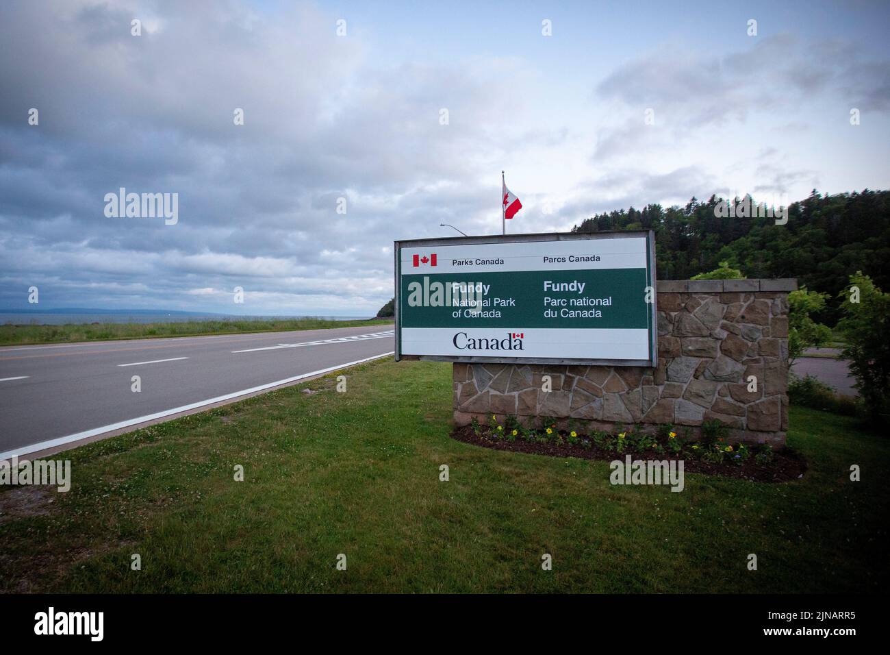 Bay of Fundy National Park en Alma, New Brunswick el miércoles 6 de julio de 2022. Foto de stock