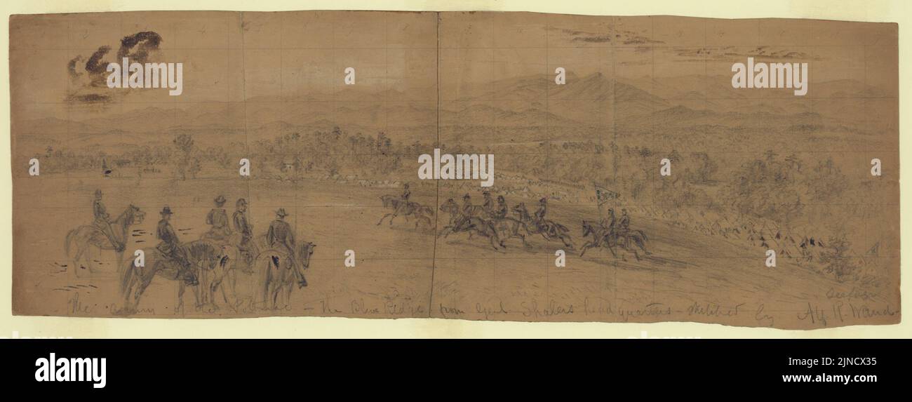 El Ejército del Potomacla Cordillera Azul de Ginebra. Sede central de