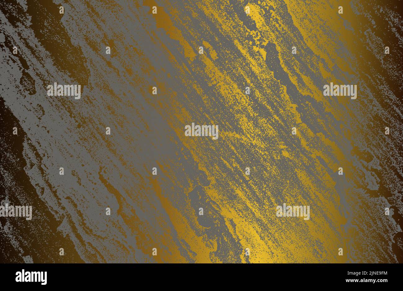 Fondo de gradiente de metal dorado de lujo con textura de concreto agrietado. Ilustración vectorial Ilustración del Vector