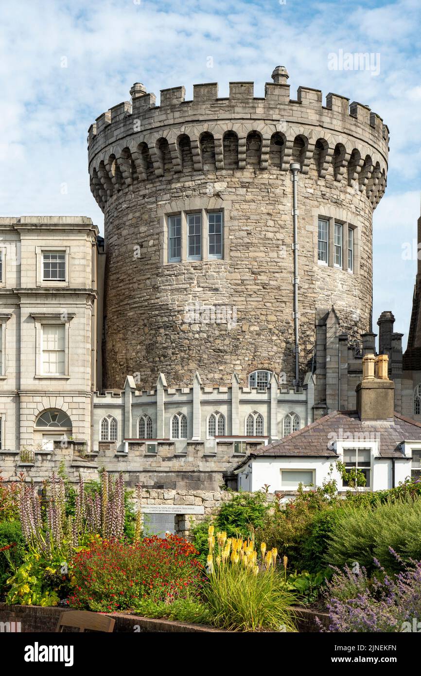 El Castillo de Dublín, Dublín, Irlanda Foto de stock