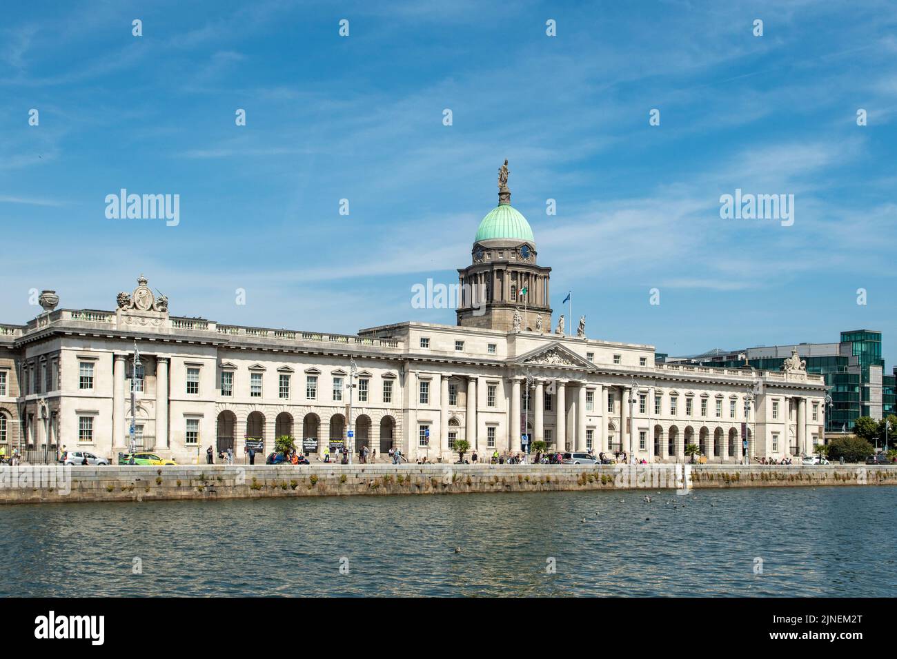 Edificio de Aduanas, Dublín, Irlanda Foto de stock