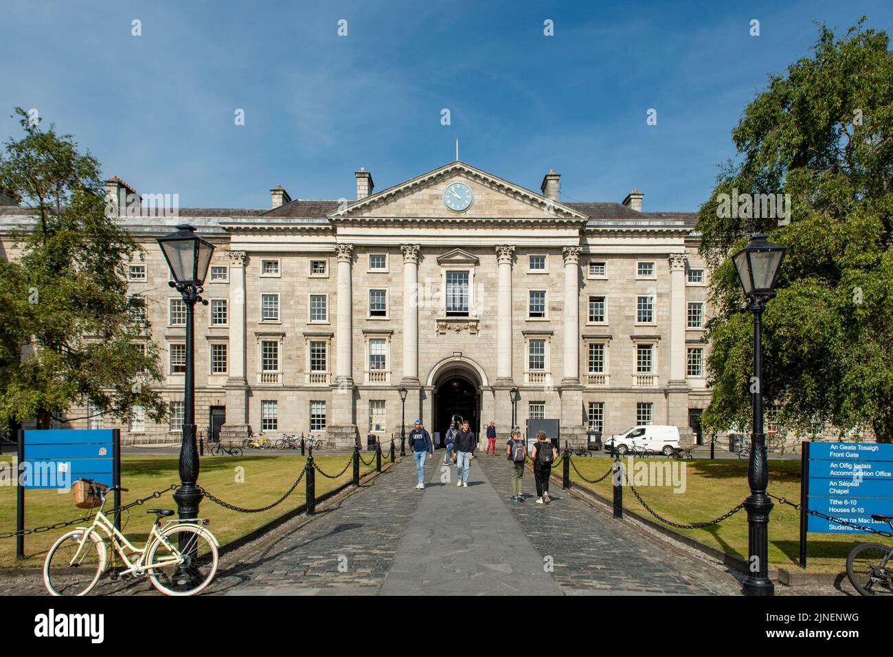 Trinity College, Dublín, Irlanda Foto de stock
