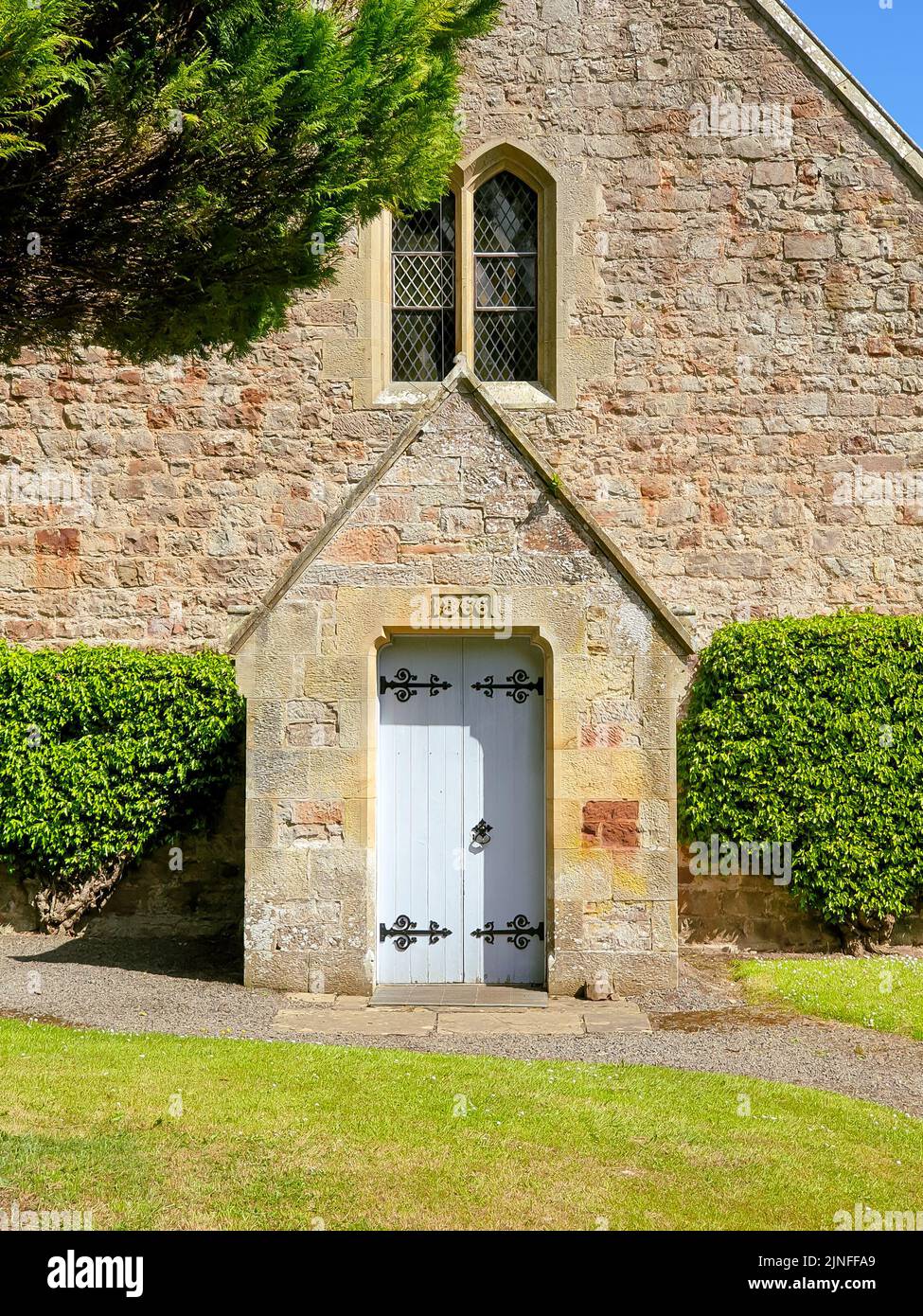 Humbie Church y churchyard, East Lothian, Escocia Foto de stock