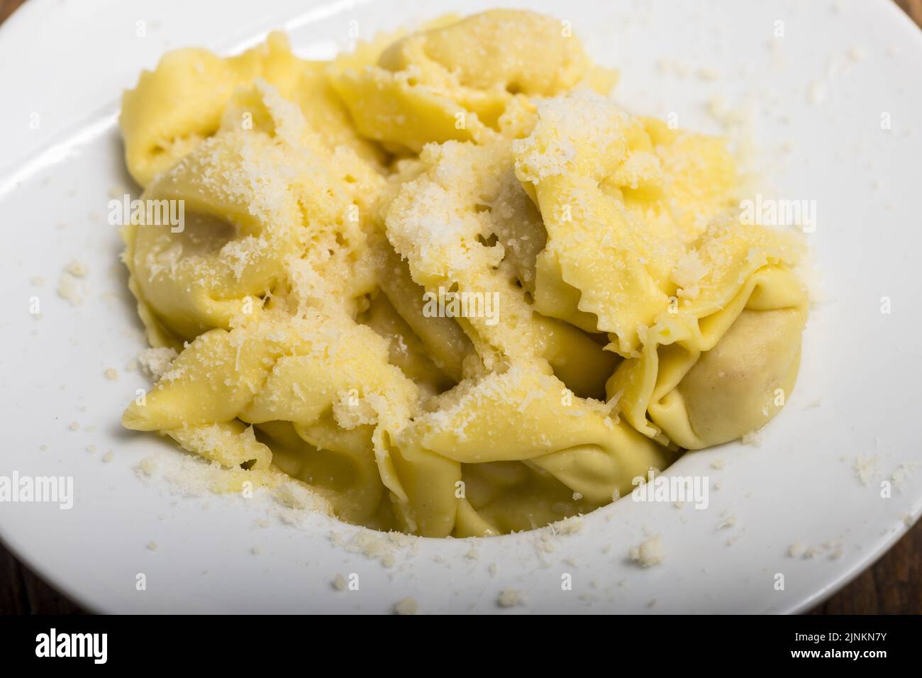 tortellini, casero, parmigiano, tortellinis, mades caseros Foto de stock