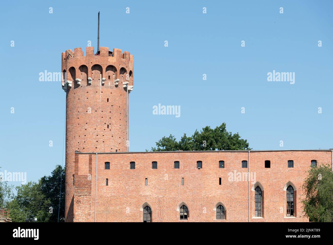 Ruinas del castillo de la Orden Teutónica en Swiecie, Polonia © Wojciech Strozyk / Alamy Stock Photo *** Local Caption *** Foto de stock