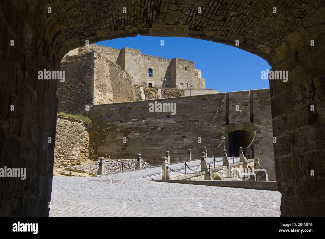 Lleida - Castell del Rey Foto de stock
