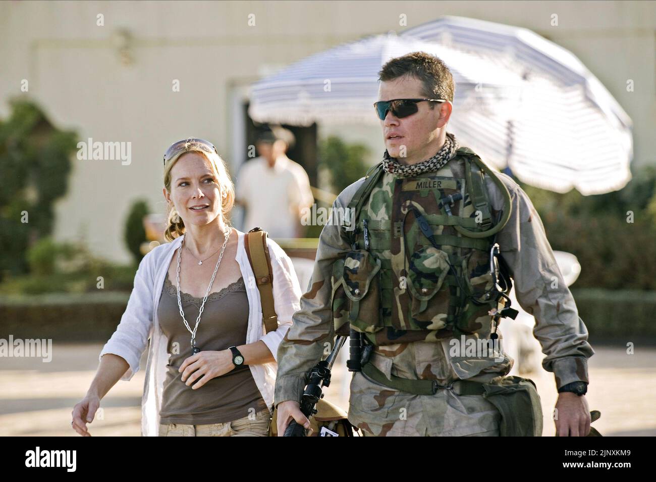 Amy Ryan, Matt Damon, Zona Verde, 2009 Foto de stock