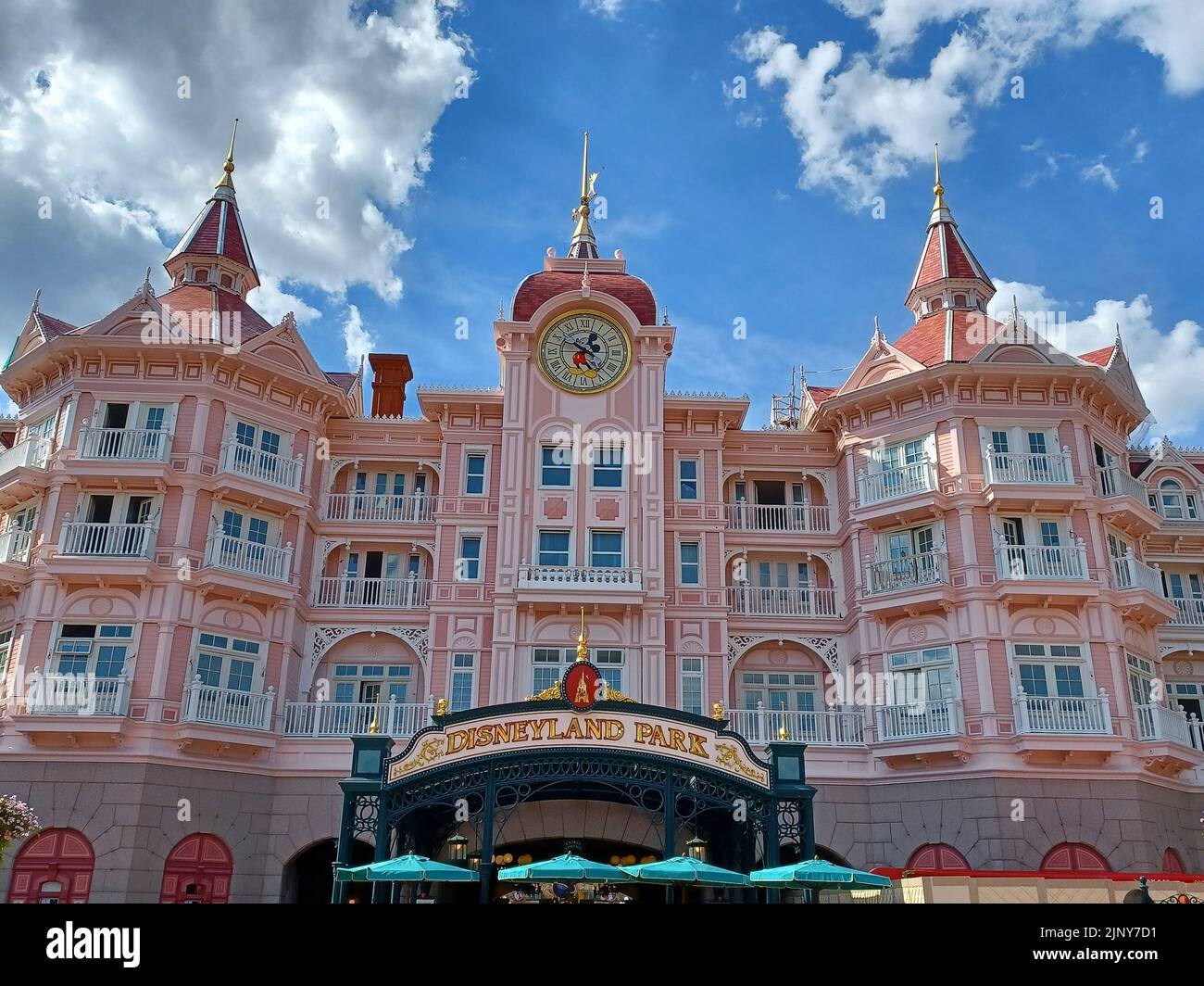 Marne la Valle, Francia, The Disneyland Hotel en Disneyland Resort París Foto de stock